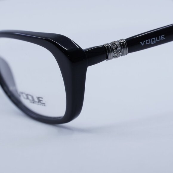 Vogue VO2960-B W44 Eyeglasses Black 52mm Cat Eye Frame - Picture 4 of 10
